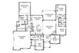 Contemporary House Plan - Raton Pass 72525 - 1st Floor Plan