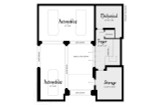 European House Plan - Chinook 72606 - Basement Floor Plan