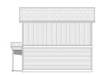 Traditional House Plan - Butler's Gin 72631 - Right Exterior