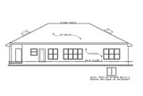 Secondary Image - Tuscan House Plan - Rourke 72648 - Rear Exterior