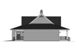 Farmhouse House Plan - 72653 - Left Exterior