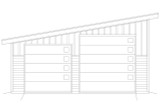 Contemporary House Plan - 72904 - Front Exterior