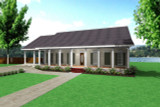 Country House Plan - 73027 - Front Exterior