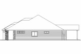 Prairie House Plan - Creekstone 73080 - Right Exterior
