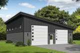 Contemporary House Plan - 73085 - Front Exterior