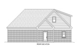 Classic House Plan - Brunswick Mill 73166 - Rear Exterior