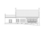 Classic House Plan - 73217 - Rear Exterior