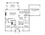 Classic House Plan - 73217 - 1st Floor Plan