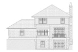 Traditional House Plan - Persimmon 73239 - Rear Exterior