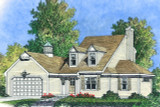 Colonial House Plan - 73442 - Front Exterior