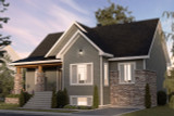 Craftsman House Plan - Charlotte 73452 - Front Exterior