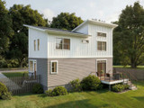 Modern House Plan - 73480 - Right Exterior