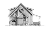 Bungalow House Plan - Bozeman 73500 - Left Exterior