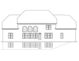 European House Plan - 73628 - Rear Exterior