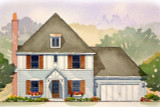 Tudor House Plan - Pullman 73670 - Front Exterior