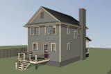 Craftsman House Plan - 73686 - Rear Exterior