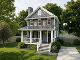 Craftsman House Plan - 73686 - Front Exterior