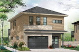 Contemporary House Plan - Mercer 73927 - Front Exterior