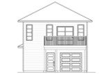 Secondary Image - Contemporary House Plan - Mercer 73927 - Rear Exterior