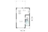 Contemporary House Plan - Mercer 73927 - 1st Floor Plan