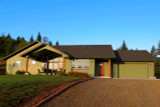 Ranch House Plan - Elk Lake 73958 - Front Exterior