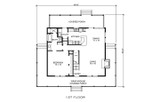 Country House Plan - Amarillo 73986 - 1st Floor Plan