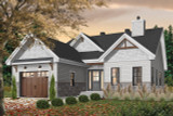Craftsman House Plan - Frangelica 3 74010 - Front Exterior