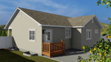 Traditional House Plan - Brynn 74049 - Rear Exterior