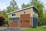 Contemporary House Plan - 74227 - Front Exterior