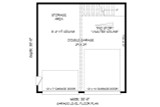 Contemporary House Plan - 74227 - 1st Floor Plan
