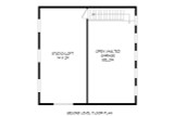 Secondary Image - Contemporary House Plan - 74227 - 2nd Floor Plan