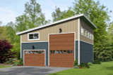 Contemporary House Plan - 74227 - Front Exterior