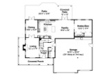 Country House Plan - Craigmont 74243 - 1st Floor Plan