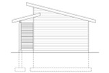 Secondary Image - Modern House Plan - Chandler 2 74253 - Rear Exterior