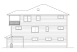 Traditional House Plan - Durban 74349 - Right Exterior