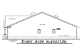 Tudor House Plan - Weaver Glen 74352 - Right Exterior
