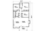 Cottage House Plan - 74517 - 1st Floor Plan