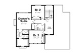 Secondary Image - Traditional House Plan - Weatherby 74548 - 2nd Floor Plan