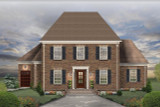 Colonial House Plan - 74598 - Front Exterior
