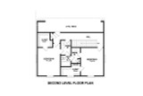 Secondary Image - Colonial House Plan - 74598 - 2nd Floor Plan