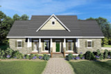 Traditional House Plan - 74681 - Front Exterior