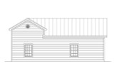 Secondary Image - Traditional House Plan - 74736 - Rear Exterior