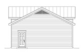 Traditional House Plan - 74736 - Left Exterior