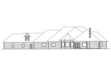 European House Plan - 74864 - Rear Exterior