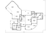 Ranch House Plan - Berkley Road 74937 - 1st Floor Plan