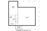 Farmhouse House Plan - Osprey Pointe 74950 - Basement Floor Plan