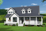 Farmhouse House Plan - Osprey Pointe 74950 - Front Exterior