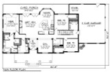 Craftsman House Plan - 75027 - 1st Floor Plan