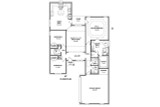 European House Plan - 75054 - 1st Floor Plan