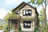 Contemporary House Plan - Larkspur 75069 - Front Exterior